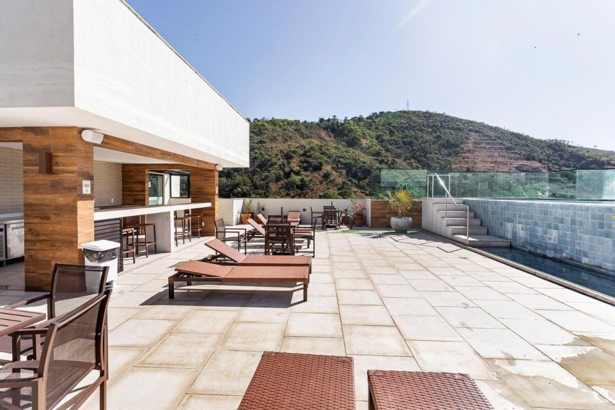 Apto Itaipava, Piscina Borda Infinita, Montanha Petrópolis Dış mekan fotoğraf
